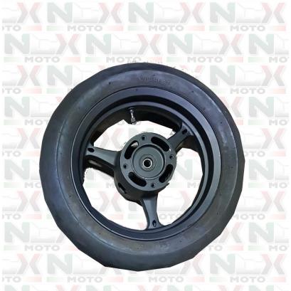 RUOTA COMPLETA ANTERIORE PITBIKE MOTARD 120 X 70/12